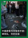 中国游客行为指导手册 China's advice on travel: do queue, don't litter